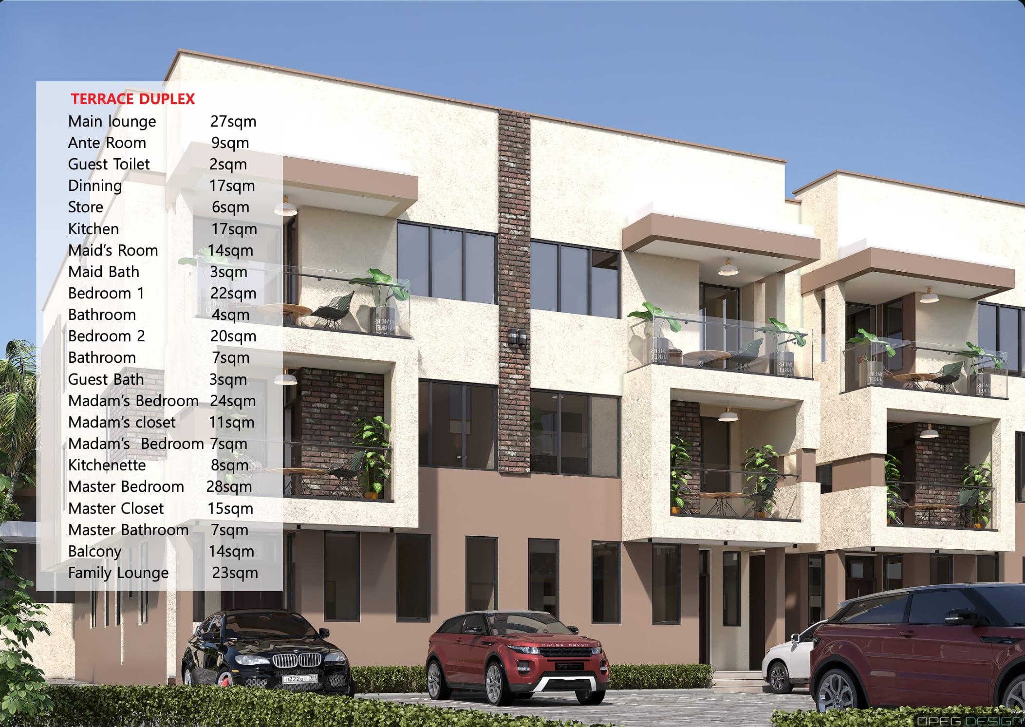 4 Bedroom Terrace Duplex with Attached BQ image 2