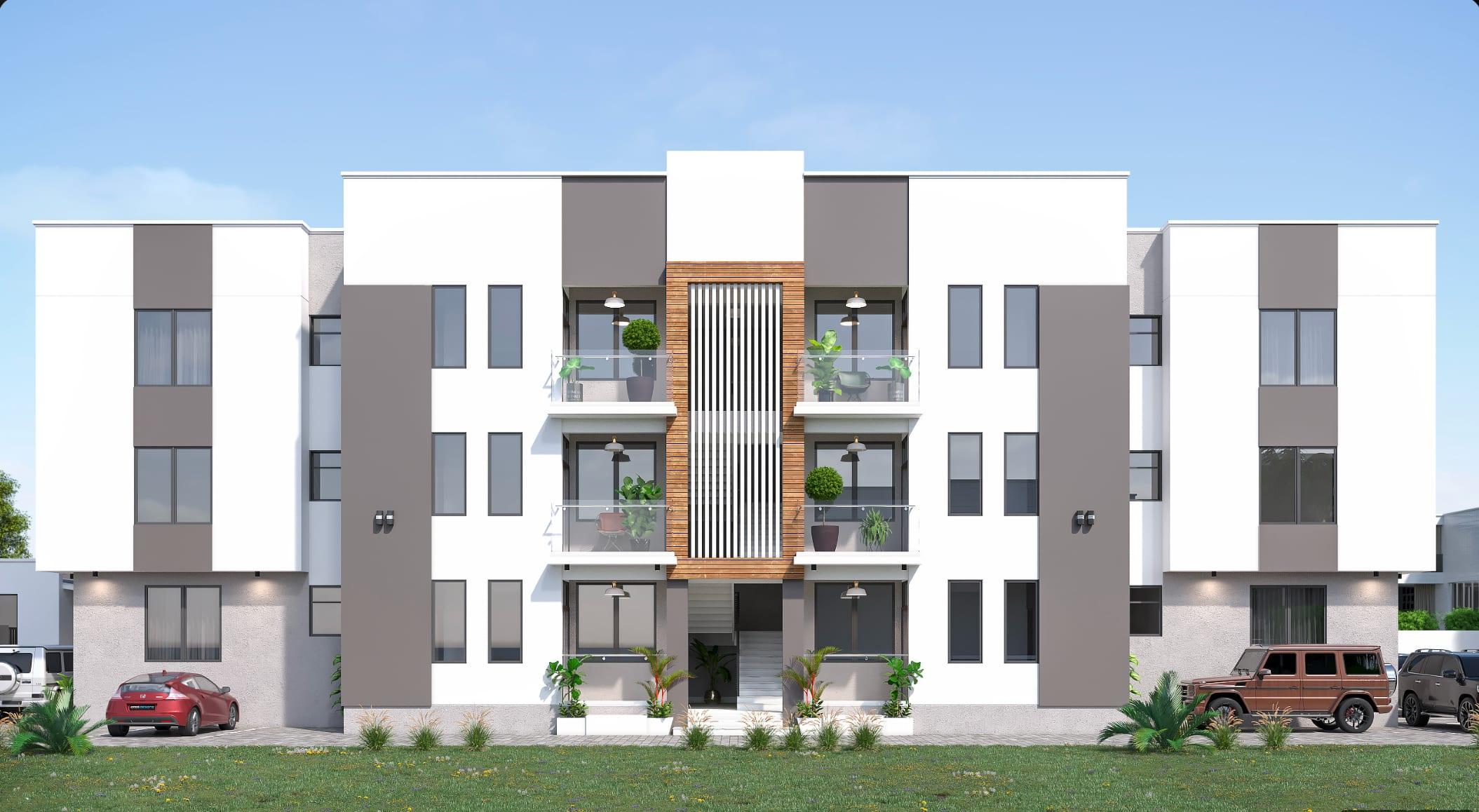3 Bedroom Apartment with Maid Room exterior view