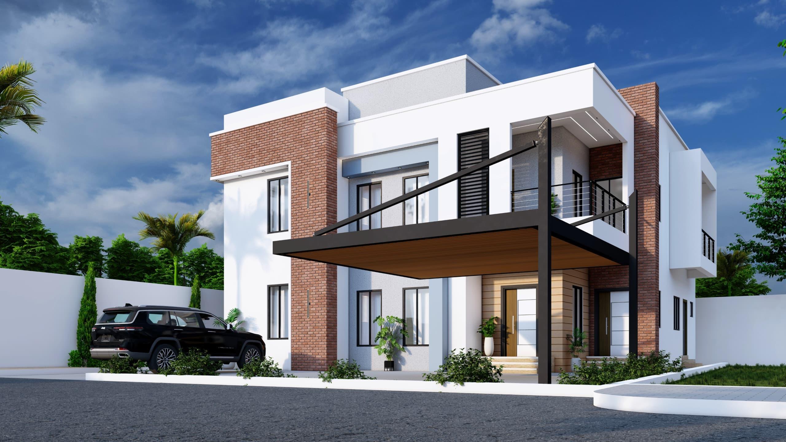 Premium modern residential property exterior