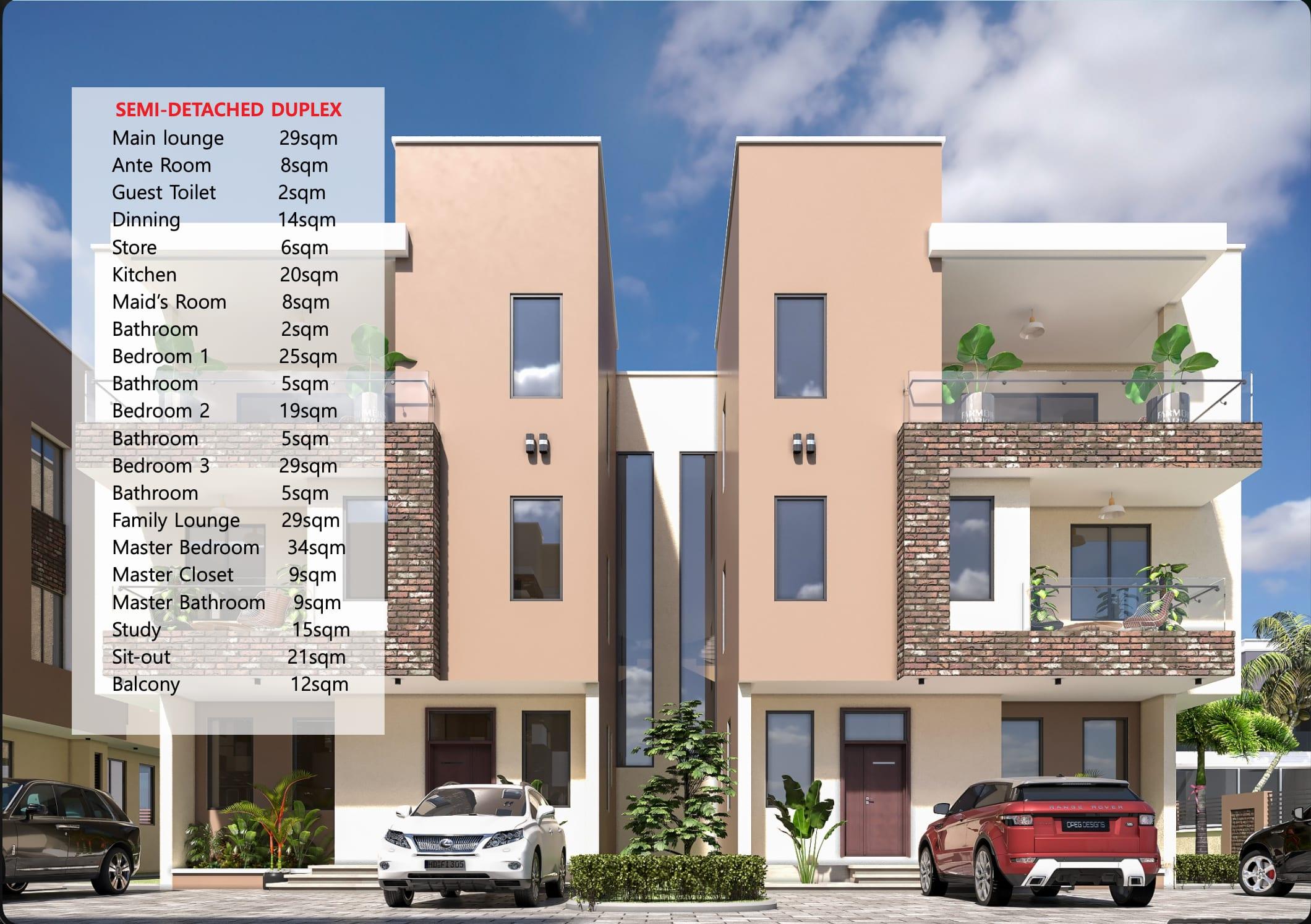 5 Bedroom Semi-Detached Duplex with Attached BQ image 2