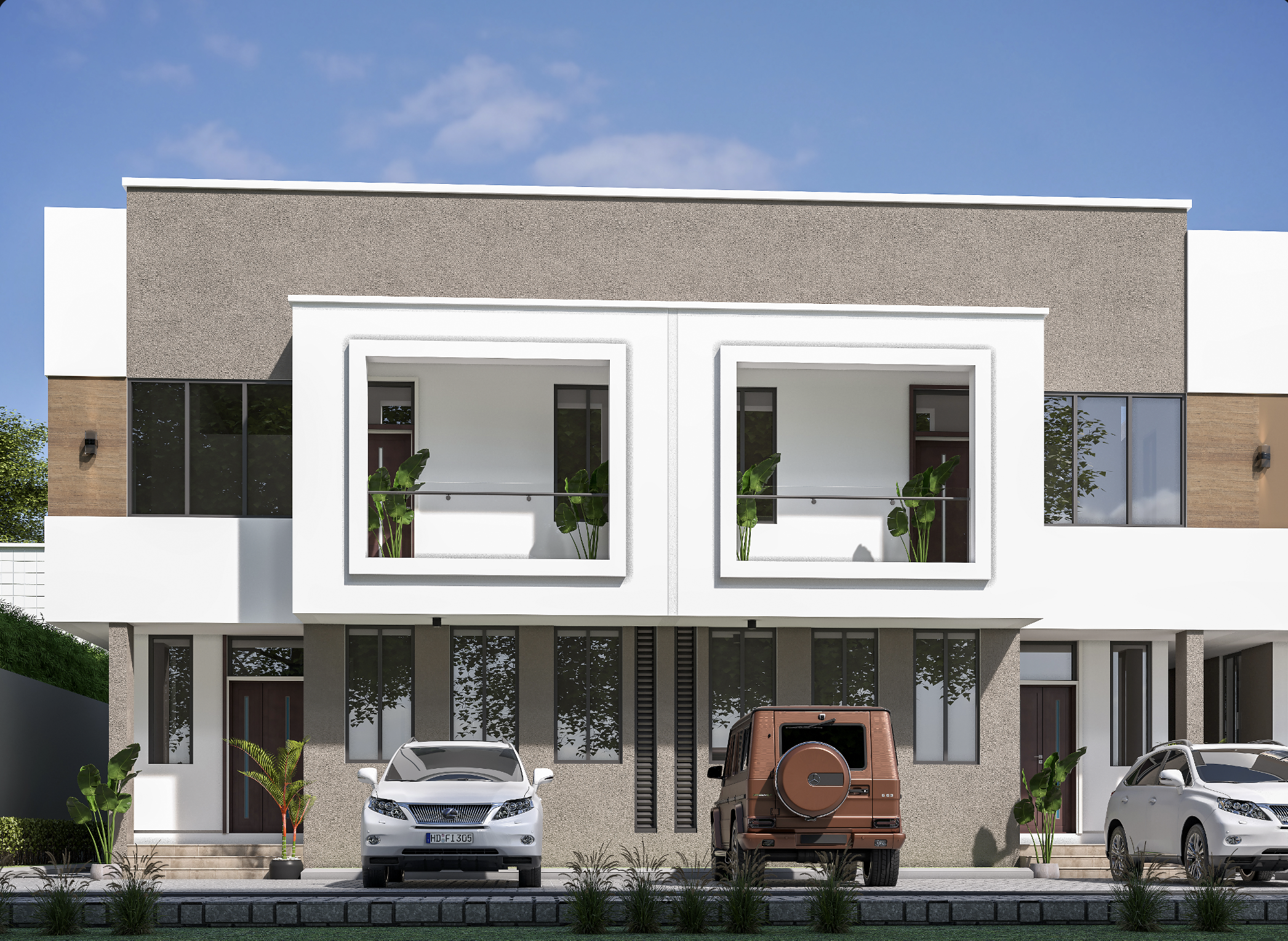 3 Bedroom Terrace Duplex with BQ exterior view