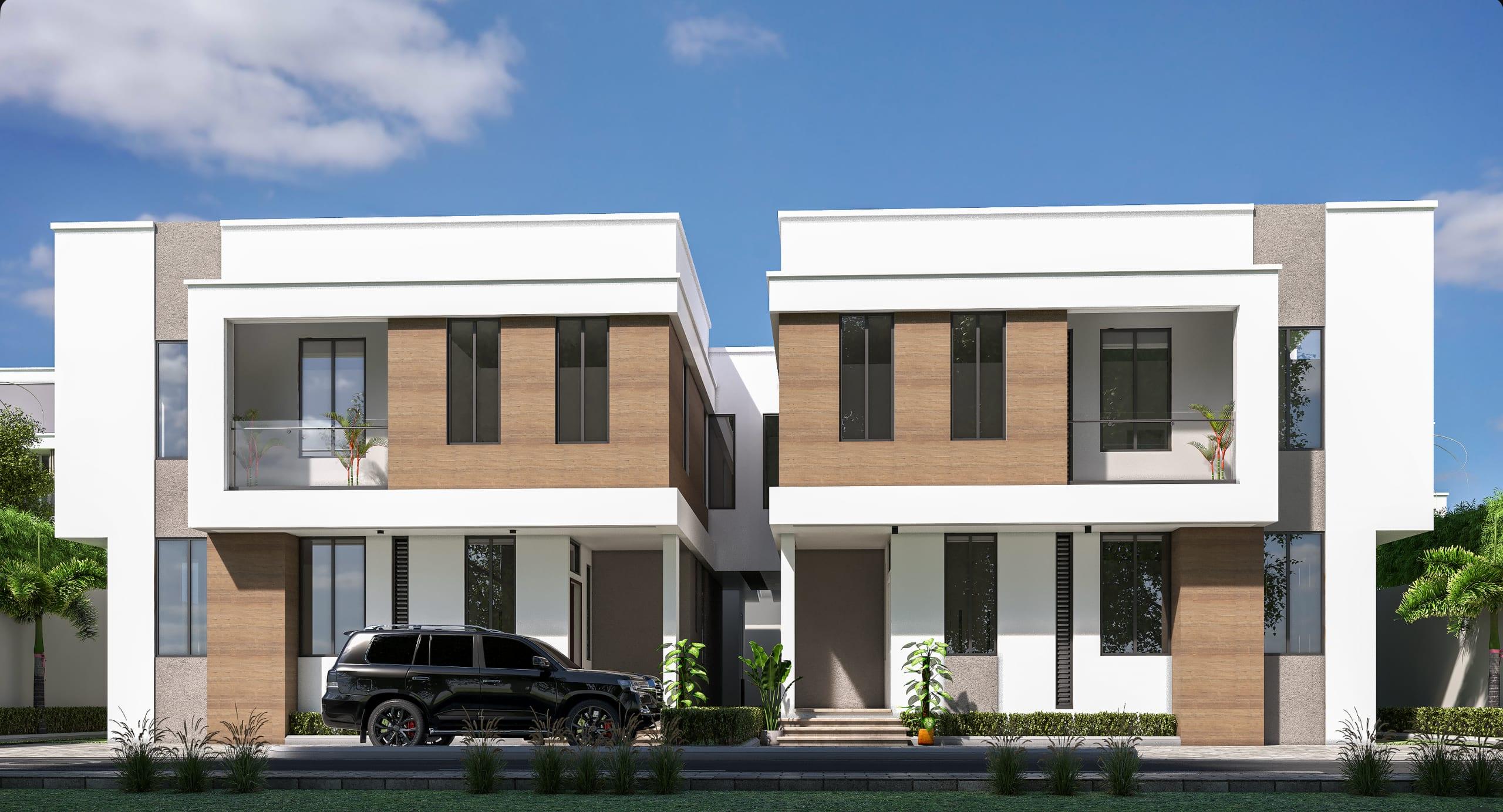 4 Bedroom Semi-Detached Duplex with 2-Room Detached BQ exterior view