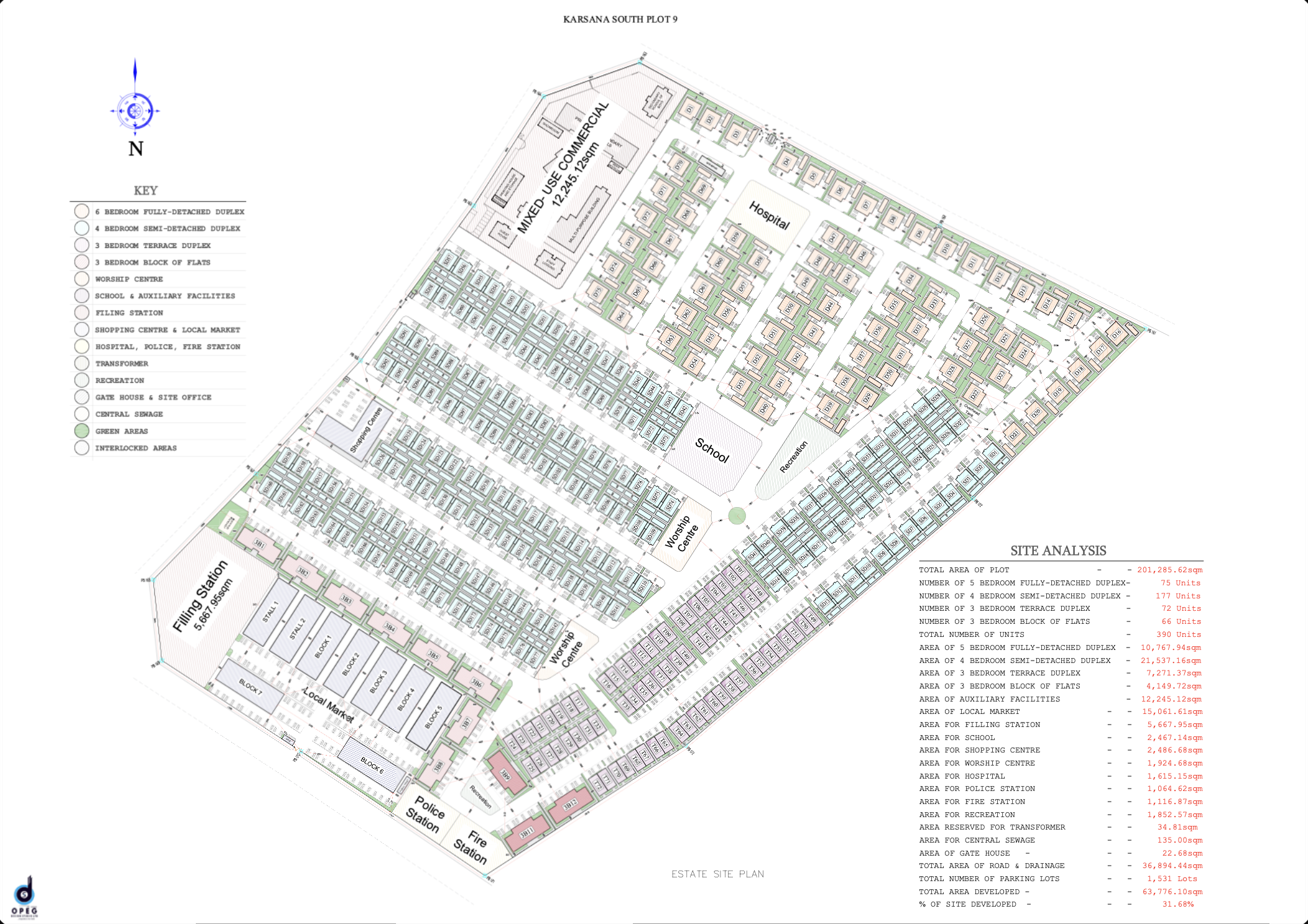 Tayyib Homes Karsana site layout