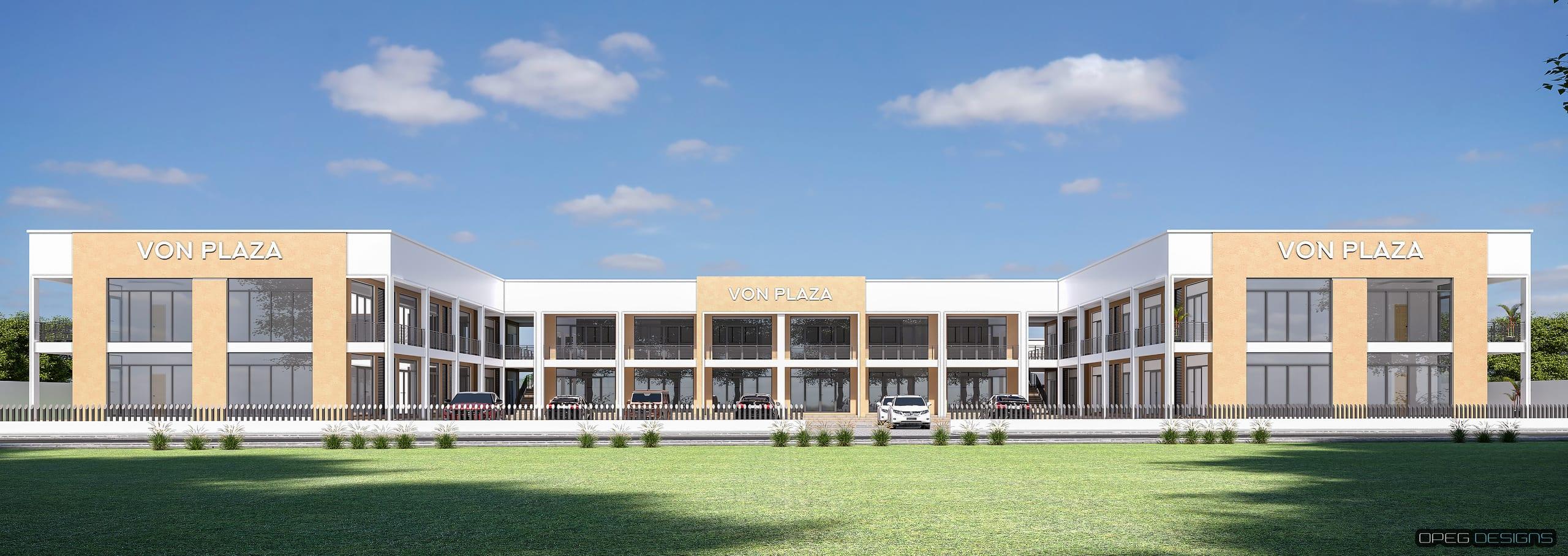 VON Plaza Shop Spaces exterior view